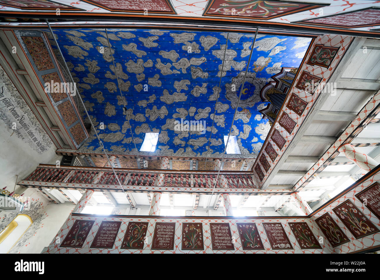 Chiesa di S. Martino, Wichmannshausen Sontra, Werra-Meissner distretto, Hesse, Germania, Europa Foto Stock