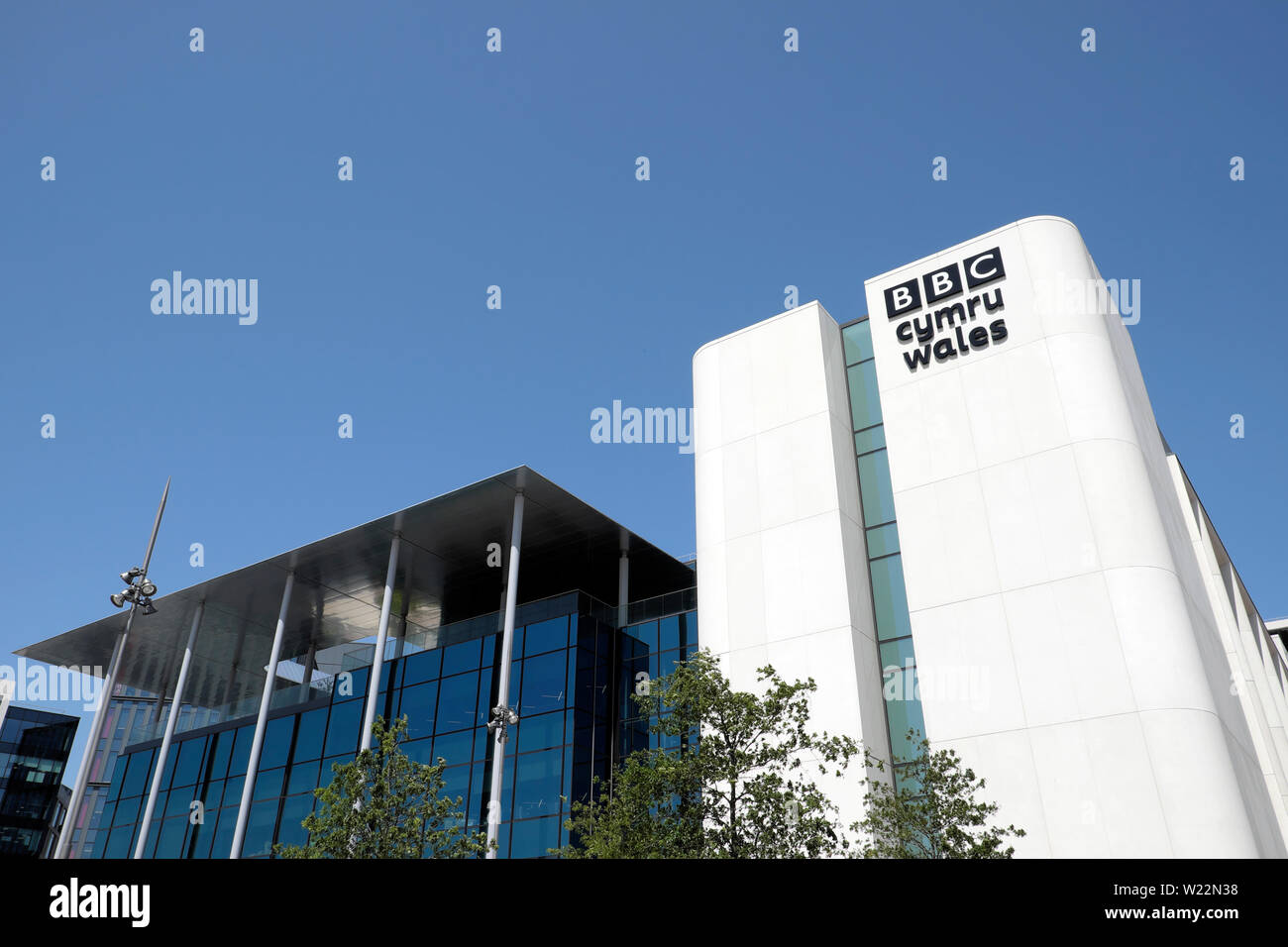 BBC Cymru Wales nuovo edificio Architettura in Piazza Centrale city centre Cardiff Wales UK KATHY DEWITT Foto Stock