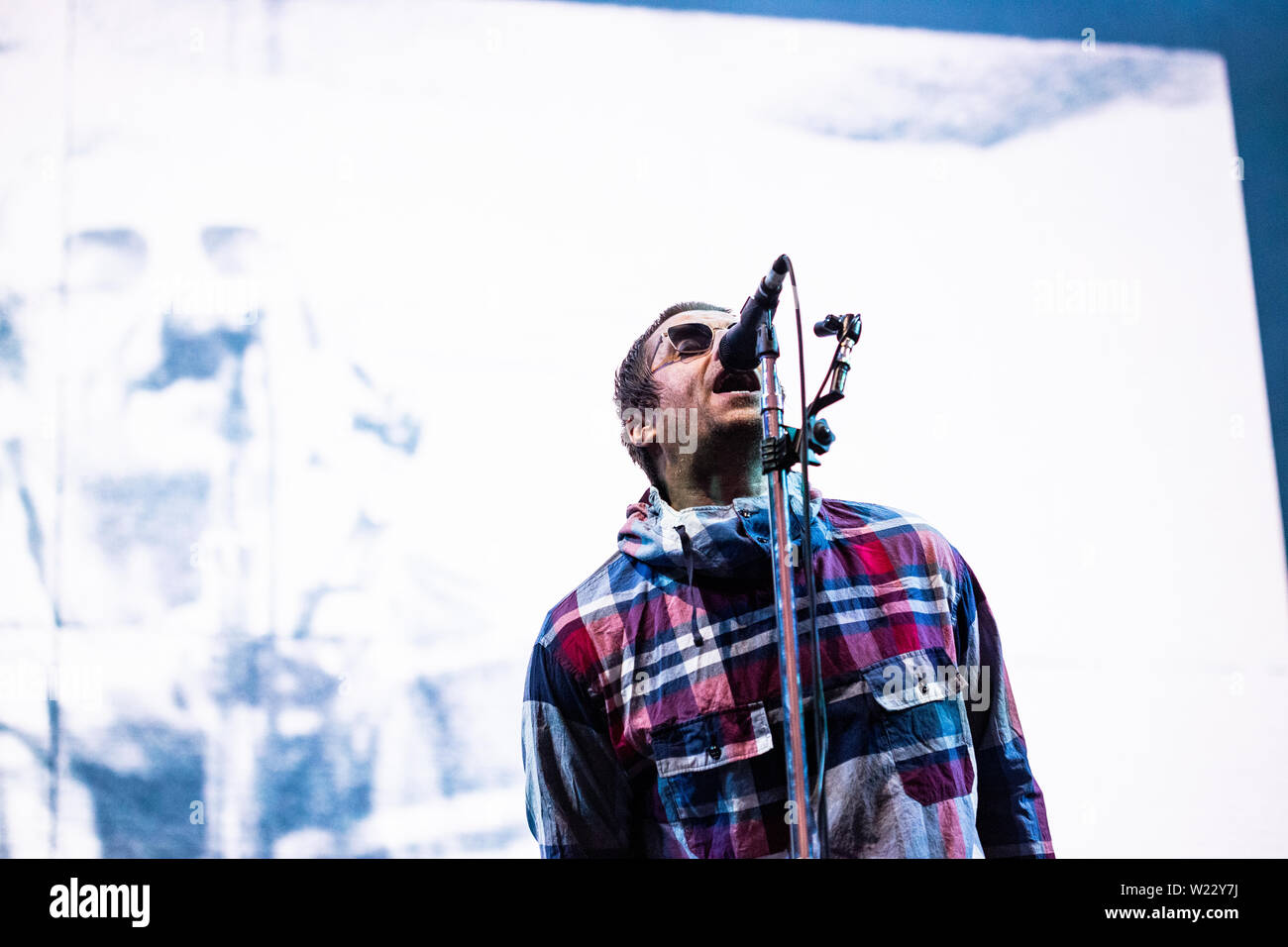 Il Barolo, in Italia il 4 luglio 2019 Liam Gallagher live al Festival Collisioni 2019 © Roberto Finizio / Alamy Foto Stock