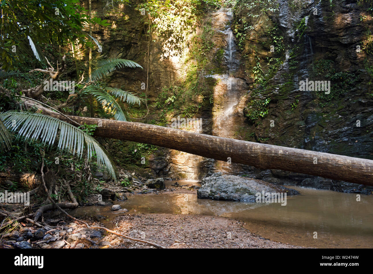 Khlong Chak cascata a Koh Lanta, Thailandia, Asia Foto Stock