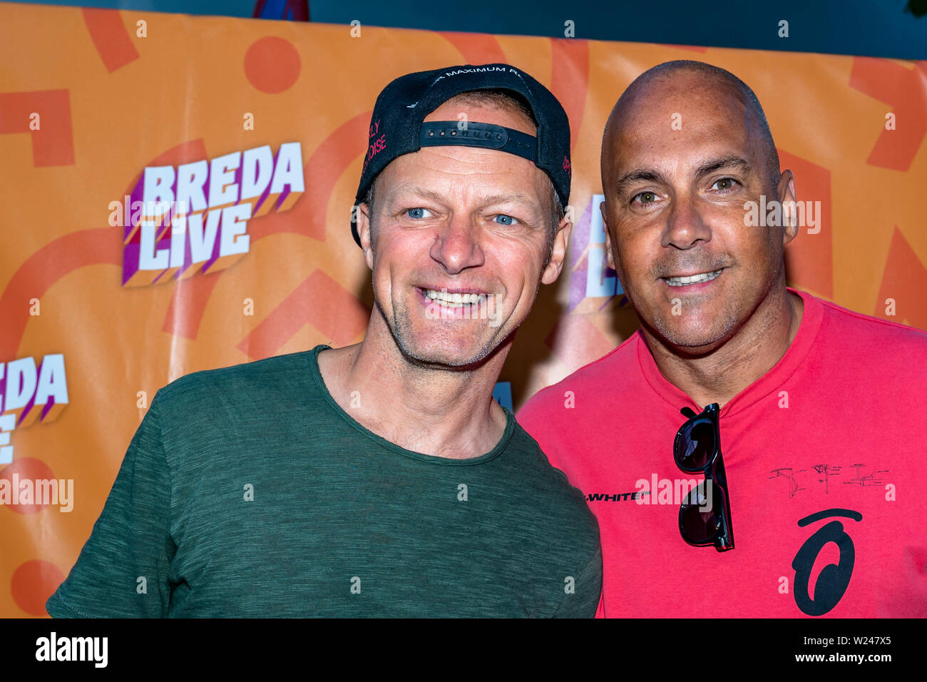 BREDA, Paesi Bassi. 05 Luglio, 2019. Intrattenimento, Chasseveld, Charley Lownoise en Theo mentale Credito: Pro scatti/Alamy Live News Foto Stock