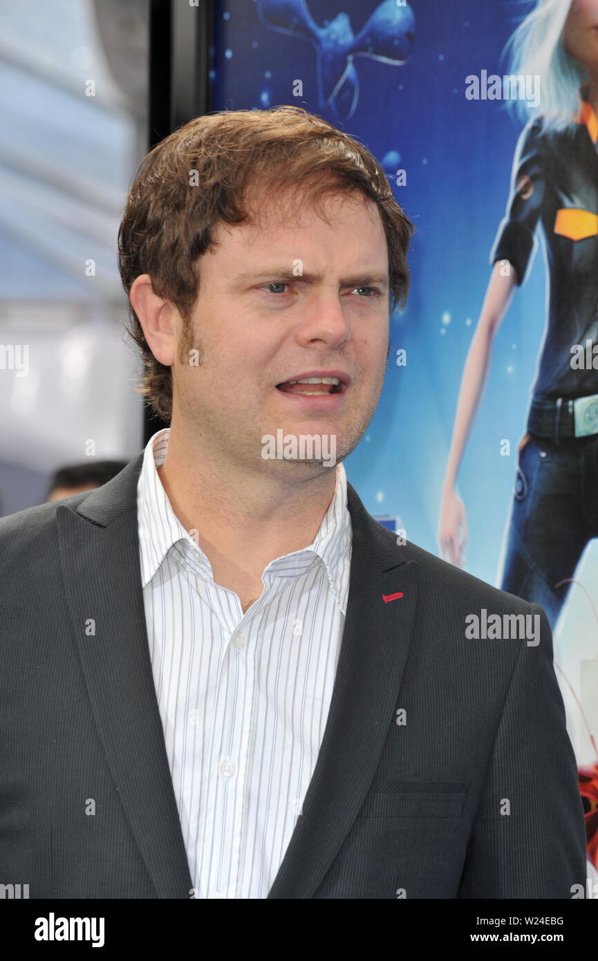 LOS ANGELES, CA. 22 marzo 2009: Rainn Wilson presso il Los Angeles premiere del suo nuovo film 'Monsters contro Alieni' al Amphitheatre di Gibson, Universal Studios di Hollywood. © 2009 Paul Smith / Featureflash Foto Stock