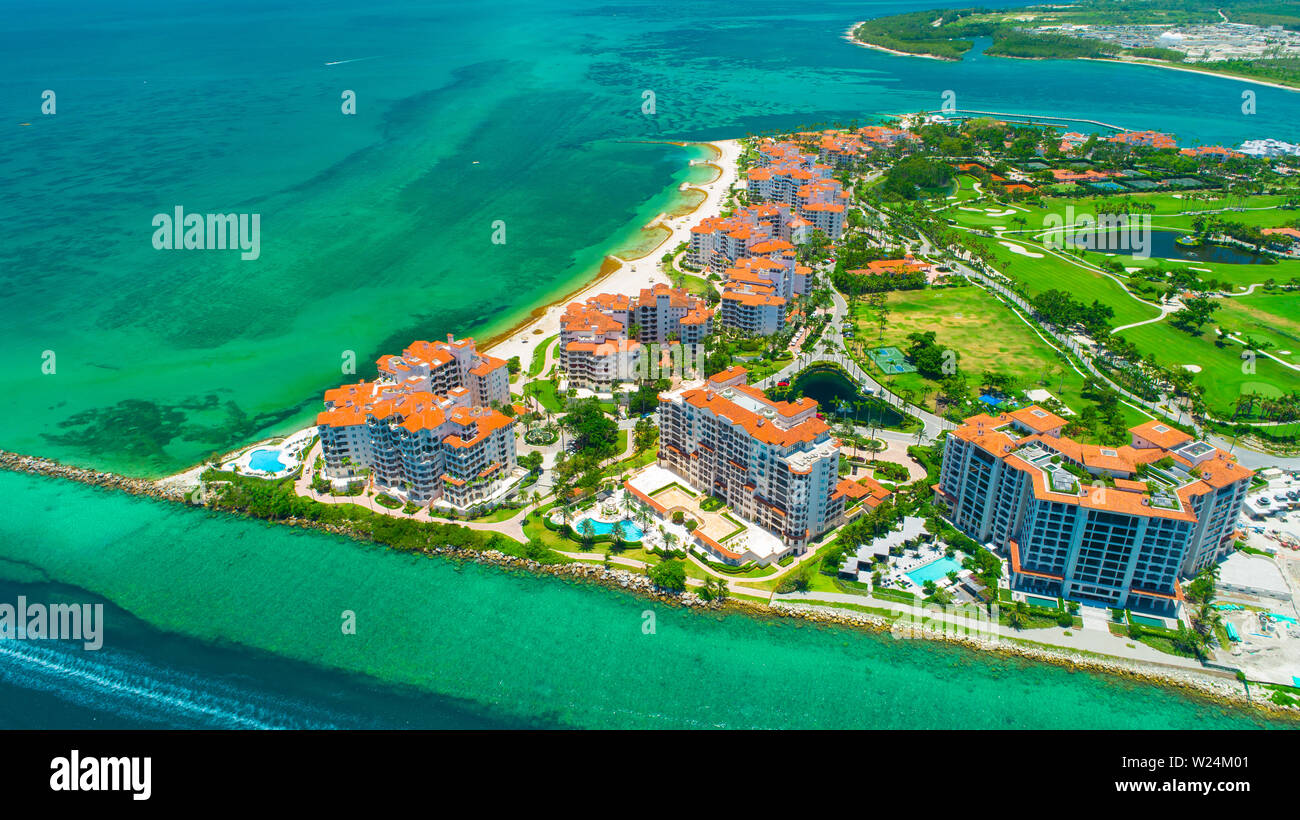 Fisher Island. Miami. Florida. Stati Uniti d'America Foto Stock