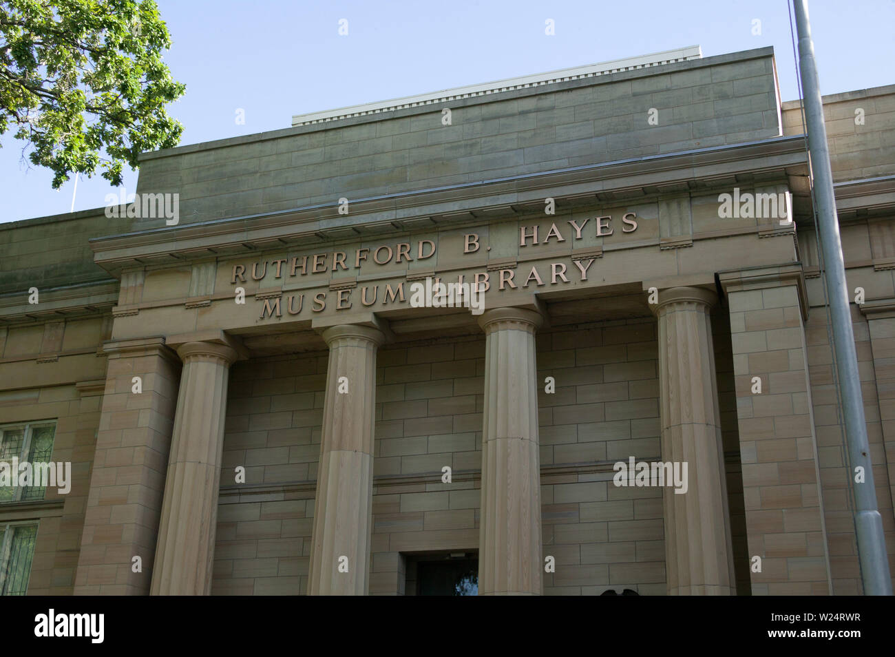 Rutheford B. Hayes museo e biblioteca a Spiegel Grove in Fremont; Ohio Foto Stock