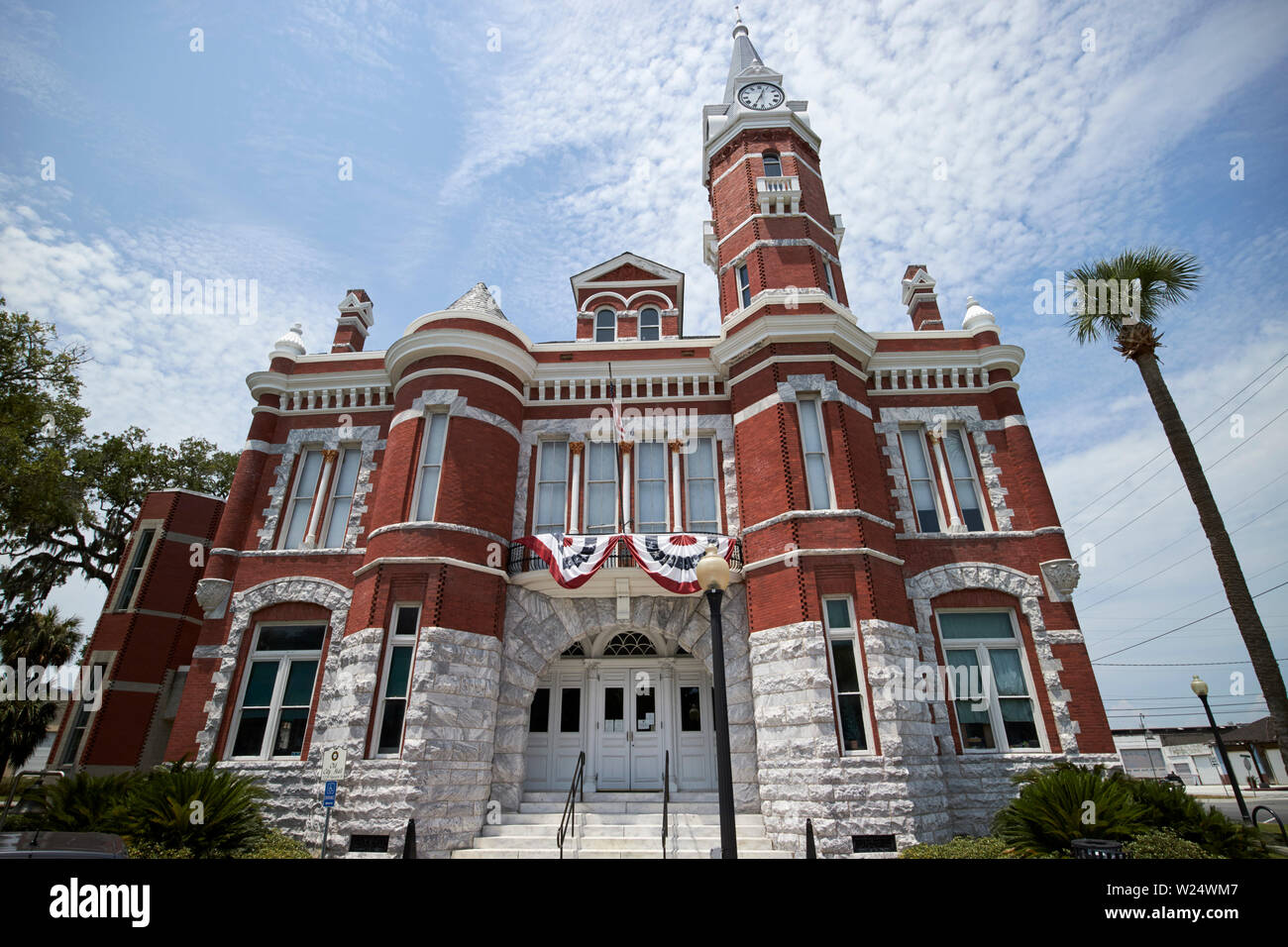 Vecchia città di Brunswick hall in brunswick old town Historic District georgia usa Foto Stock