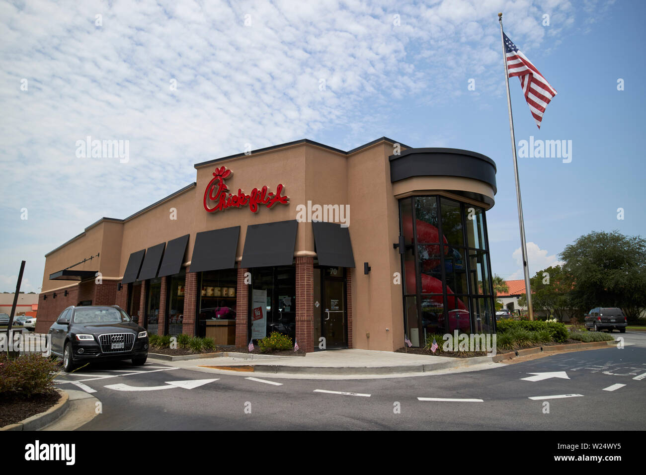 Chick-fil-Un ristorante a Savannah in Georgia negli Stati Uniti Foto Stock