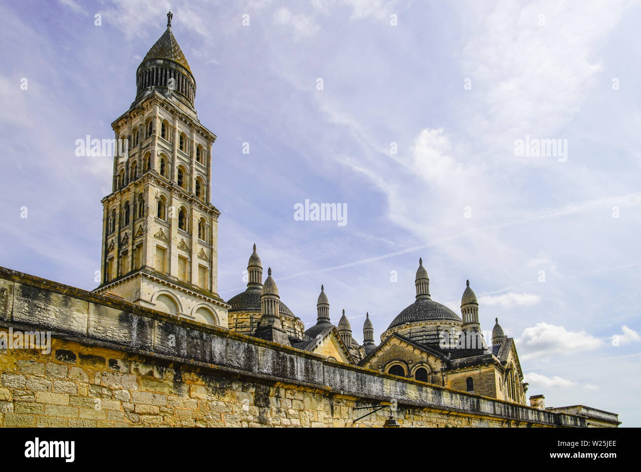 Saint anteriore nella cattedrale di Perigueux, dipartimento Dordogna in Nouvelle-Aquitaine nella parte sud-ovest della Francia. Foto Stock