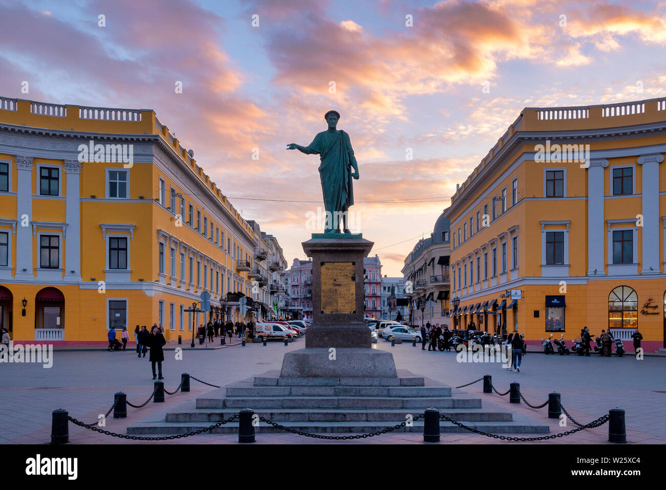 Piazza de Richelieu ,Odessa, Ucraina Foto Stock