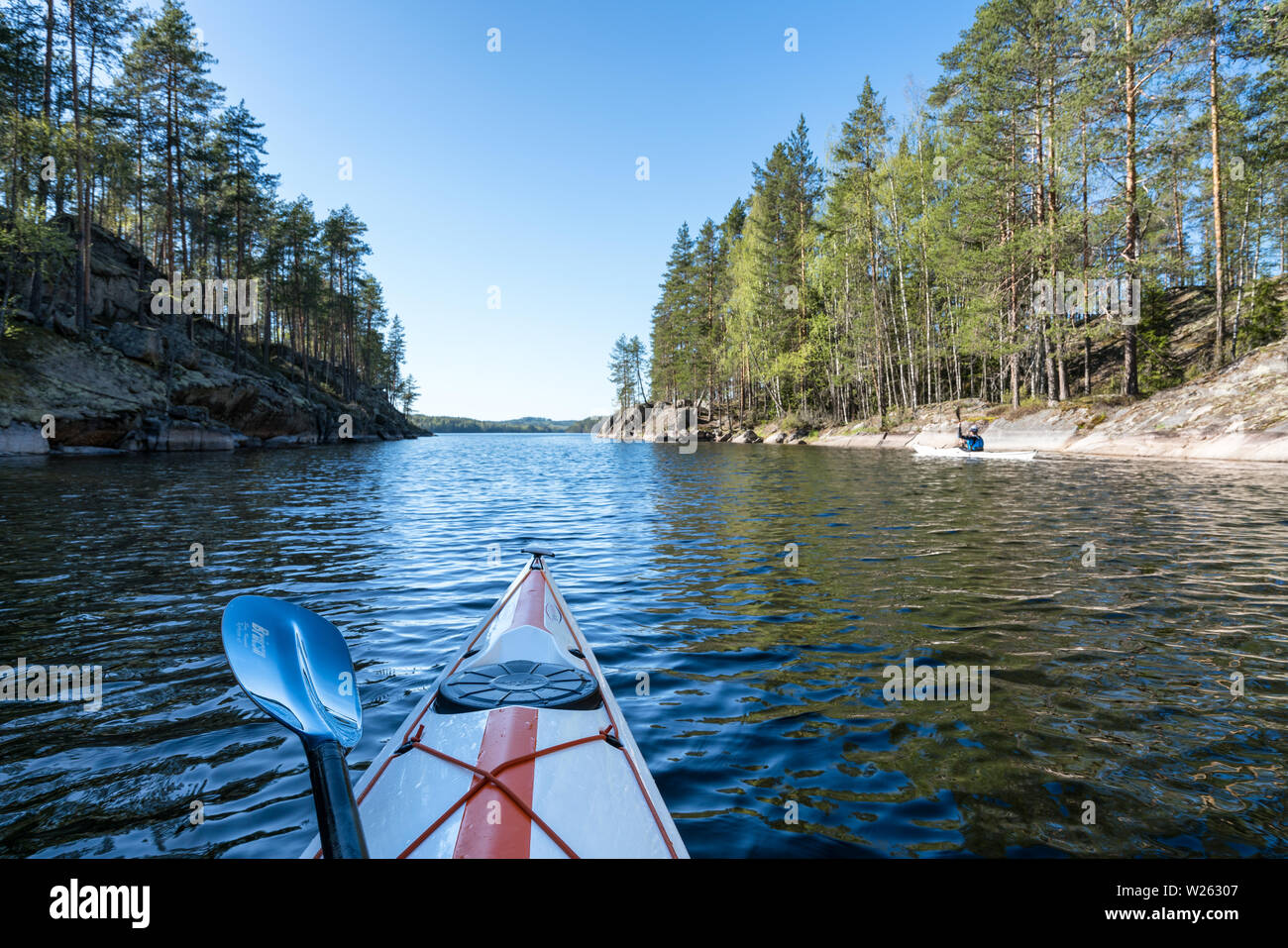 Parco nazionale di Kolovesi, Enonkoski, Finlandia Foto Stock