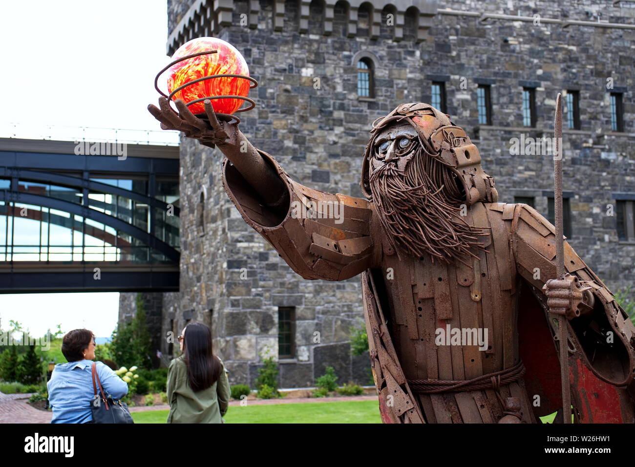 Verona, WI, Stati Uniti d'America. Lug 2018. Unici edifici architettonici di Epic Software sede aziendale. Foto Stock