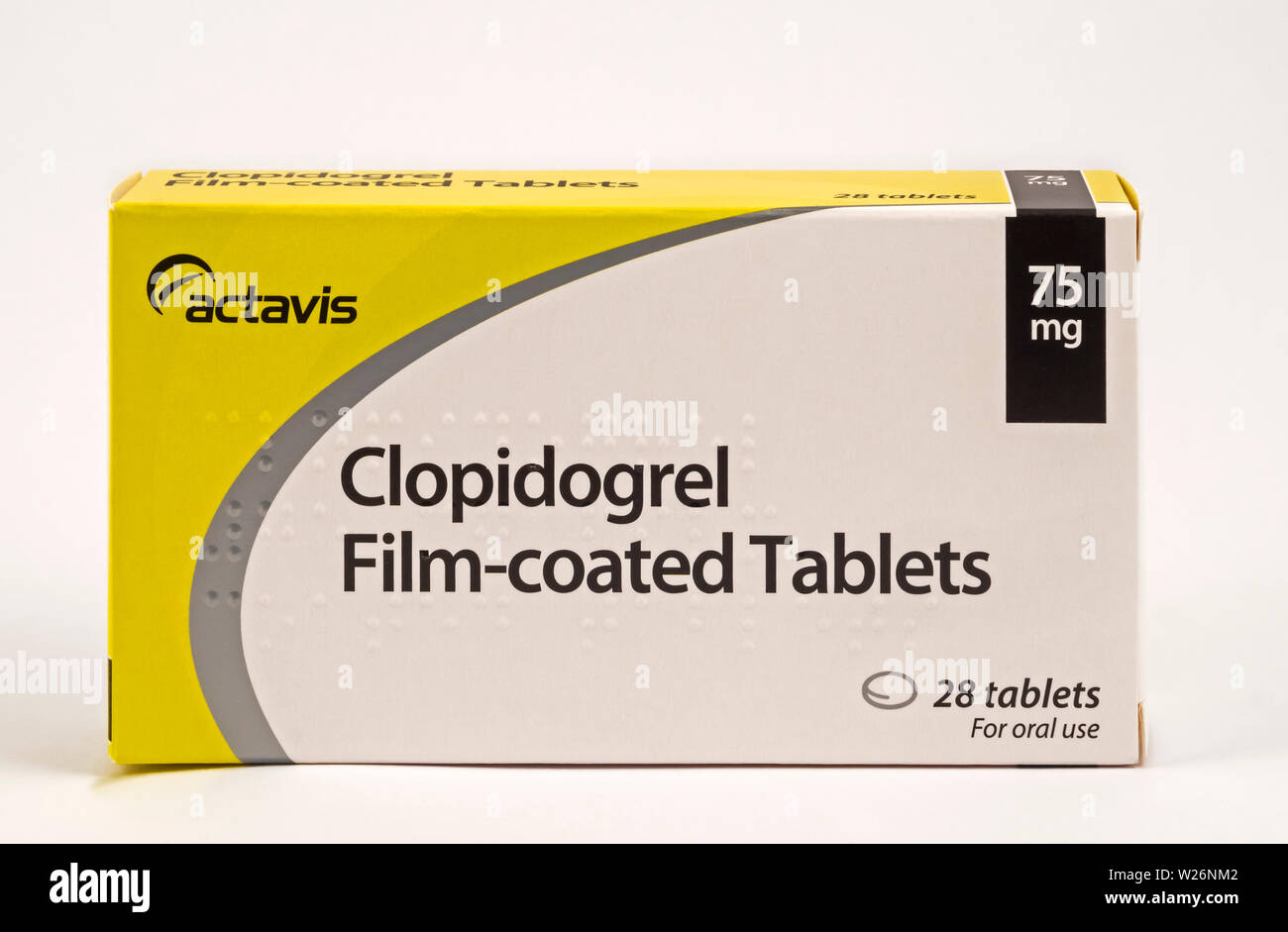 Clopidogrel, antipiastrinico medicina, o di sangue più sottile Foto Stock