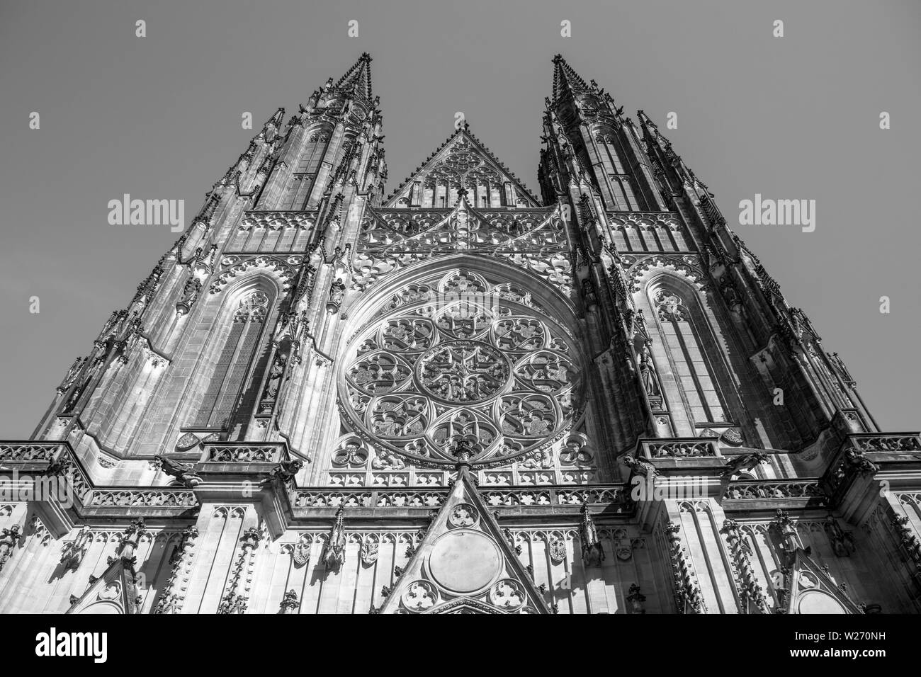 Cattedrale di San Vito a Praga Foto Stock