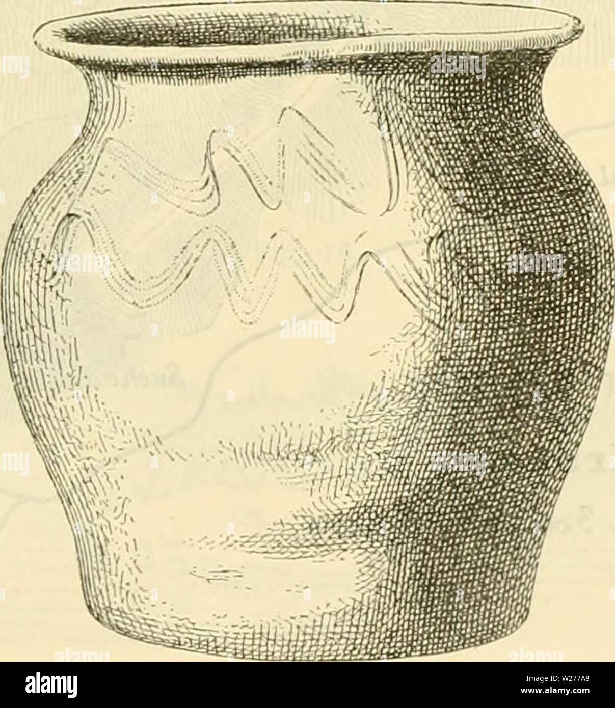 Immagine di archivio da pagina 44 del Denkschriften der Kaiserlichen Akademie der. Denkschriften der Kaiserlichen Akademie der Wissenschaften / Mathematisch-Naturwissenschaftliche Classe denkschriftender42kais Anno: 1880 Nutürl. Grösse. Kamm aus Bein. Grab 1. 1 ., iiatürl. Gnissi'. (Irali 1. Fig. 12. ESMrü 1,'., iiatürl. Grösse. Mesaer Eiseu aus. Grab 2. Fiff. 13. y, natiirl. (Jrössc. Grab 2. N,-h die lir,lei Gebir im:;e bei Gallenstein gelegene Höhle, das sogenannte ..H.idml.Hl,' oder die "lleidrngmtte-S in die sieh naeh der Erzählung der Leute dielleiden getlüehtet haben sollen, wur.le hesueht Foto Stock