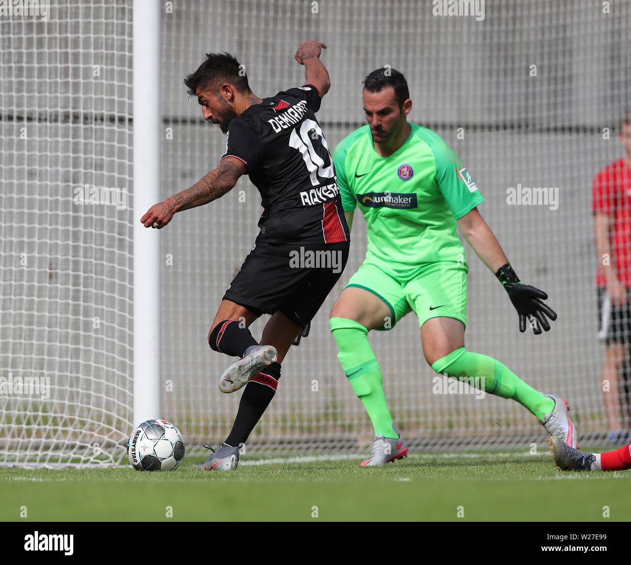 Wuppertal, Deutschland. 06 Luglio, 2019. firo: 06.07.2019, calcio, 1.Bundesliga, stagione 2019/2020, Test match, WSV, Wuppertal SV - Bayer 04 Leverkusen Kerem DEMIRBAY, Leverkusen, possibilità | Credit: dpa/Alamy Live News Foto Stock