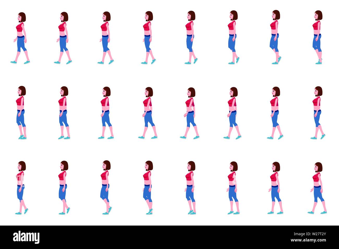 Chibi Walk Cycle