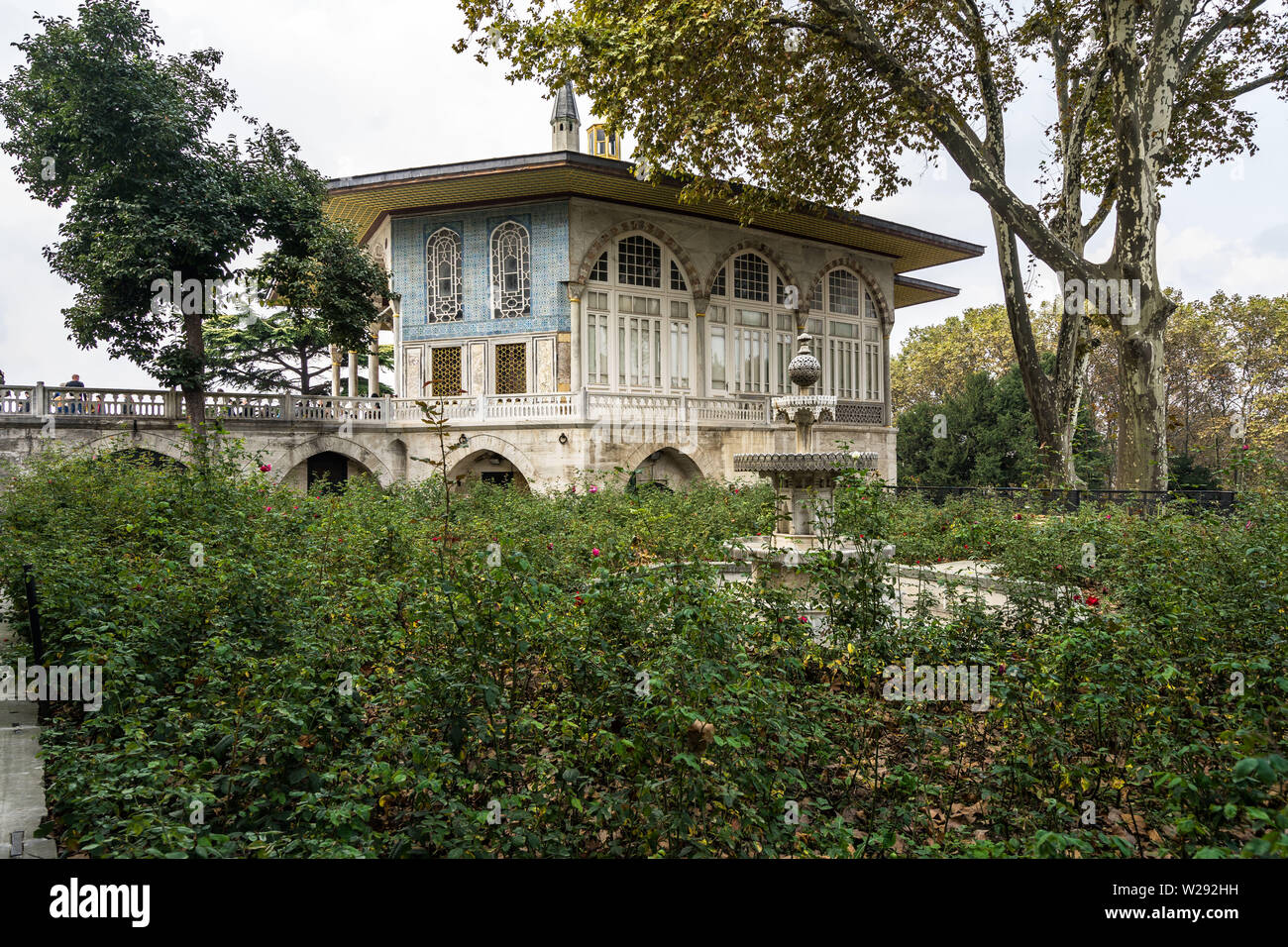 Il Baghdad Kiosk presso il Palazzo di Topkapi, costruito per commemorare la campagna di Baghdad di Murad IV dopo 1638, Istanbul, Turchia Foto Stock