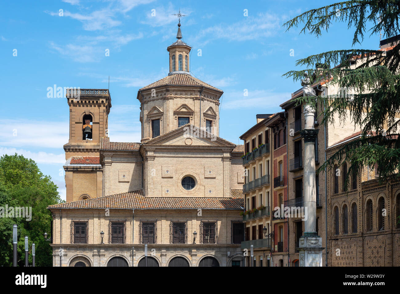 La chiesa di San Lorenzo, Pamplona, Spagna Foto Stock
