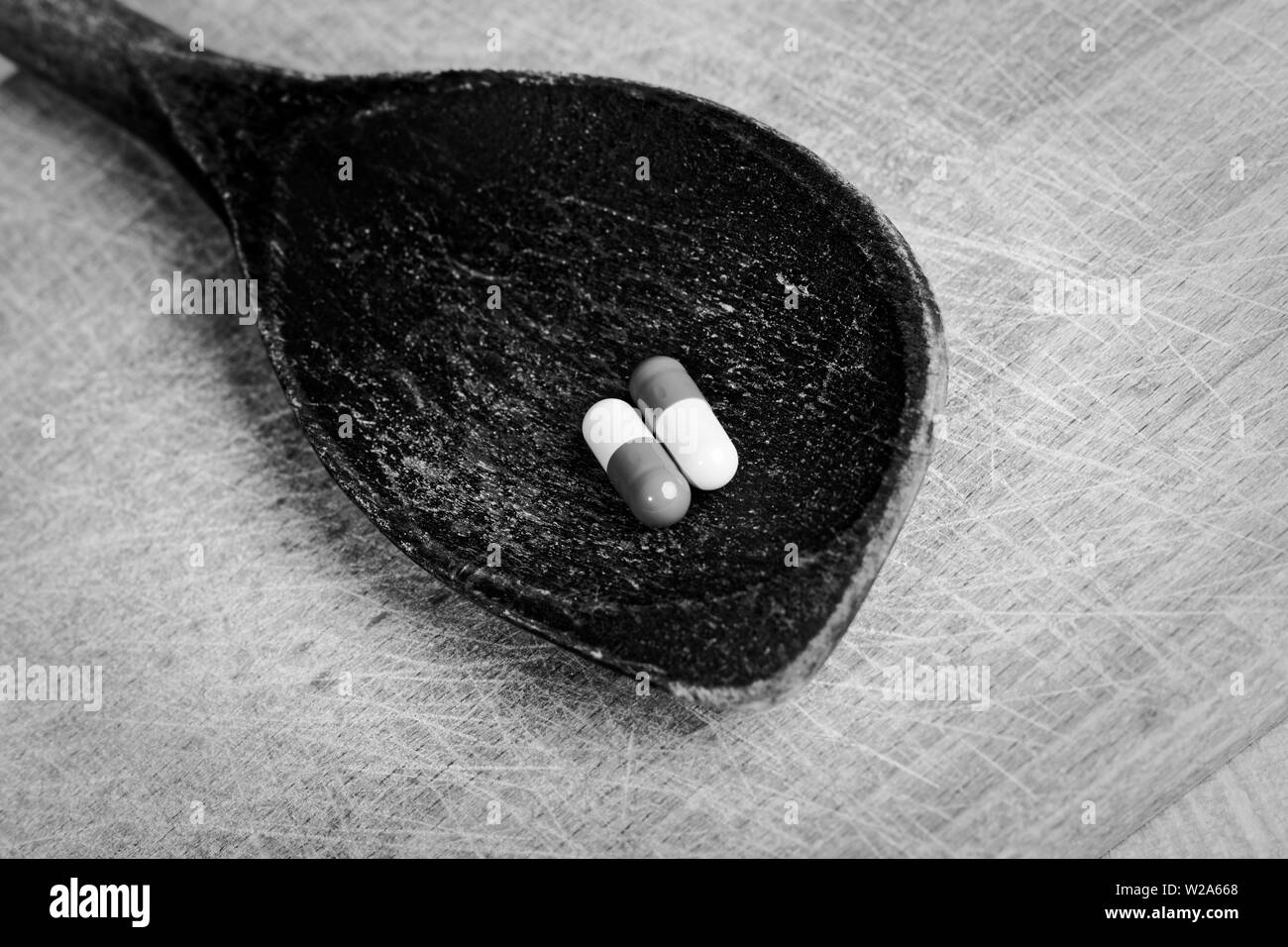 Capsule di pillola Foto e Immagini Stock in Bianco e Nero - Alamy