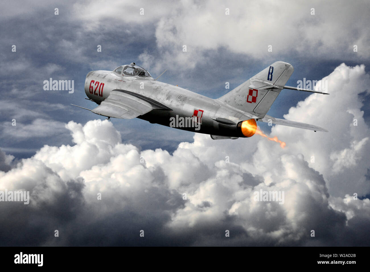 Mikoyan-Gurevich Mig-17 Foto Stock