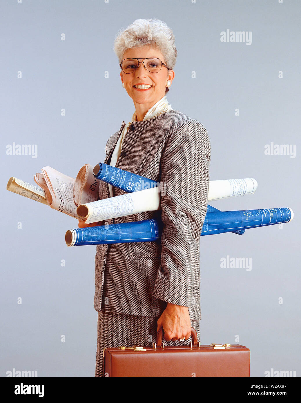 Business donna architetto Foto Stock