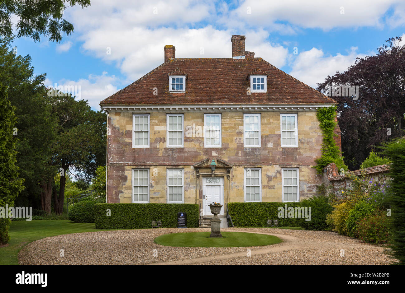 Arundells, casa dell ex primo ministro Edward Heath, nella Cattedrale vicino, Salisbury, una cattedrale della città nel Wiltshire, a sud-ovest dell'Inghilterra, Regno Unito Foto Stock