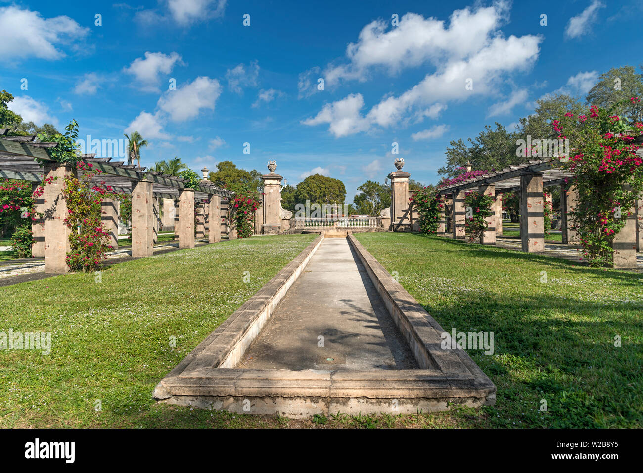 INGRESSO AL COUNTRY CLUB PRADO (©DENMAN FINK 1924) CORAL GABLES FLORIDA USA Foto Stock