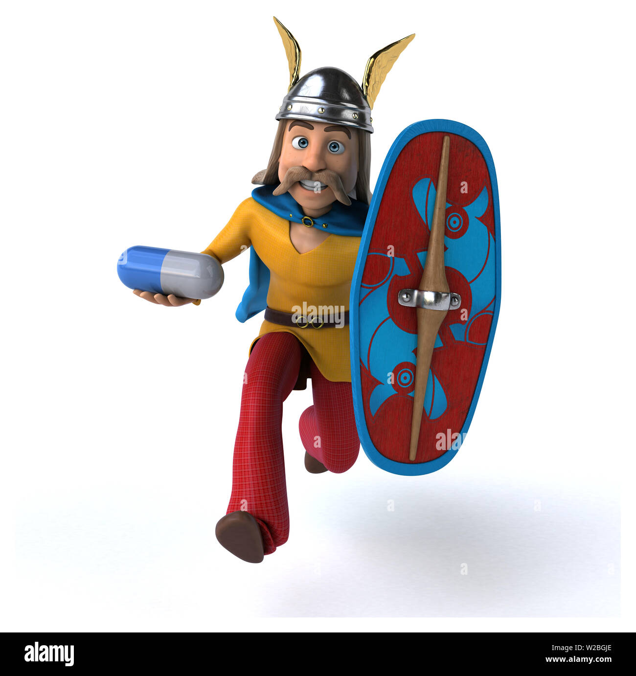 Divertimento gaulois - 3D illustrazione Foto Stock