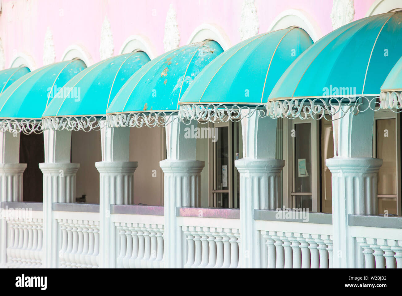 Caraibi, Antille olandesi, Aruba Oranjestad, Royal Plaza Mall Foto Stock