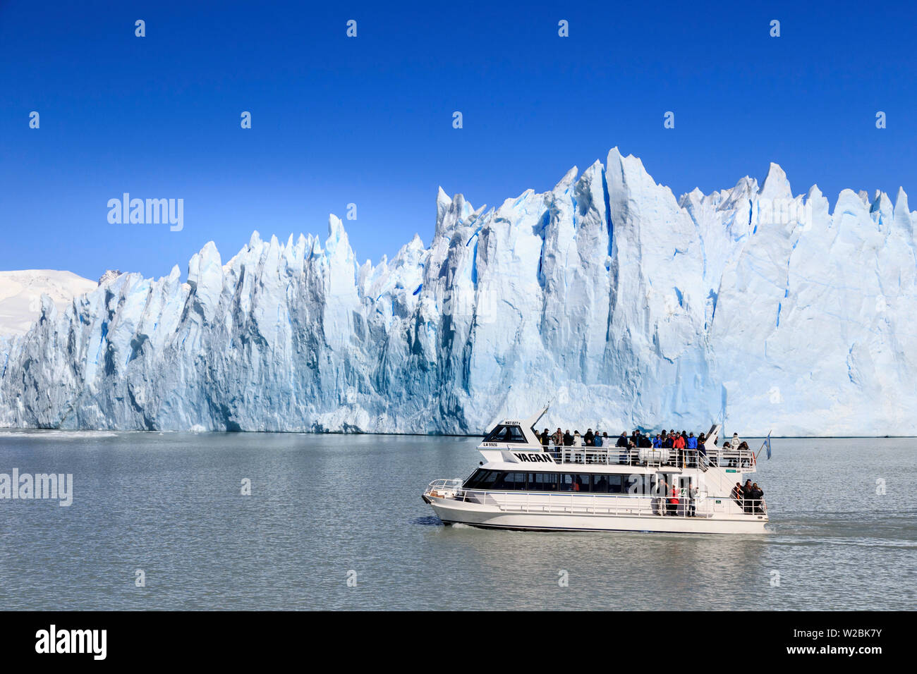 Argentina, Patagonia, El Calafate, Ghiacciaio Perito Moreno Foto Stock