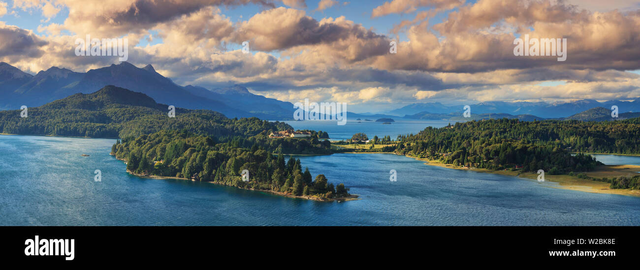 Argentina, Patagonia, Bariloche, Parco Nazionale Nahuel Huapi, Llao Lllao storico Hotel Foto Stock