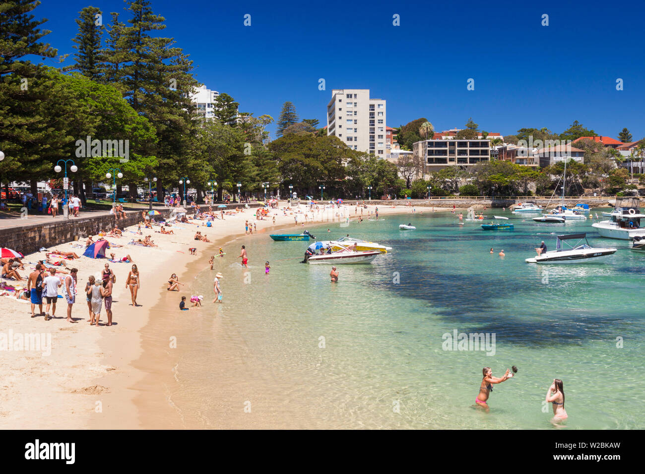 Australia, Nuovo Galles del Sud, NSW, Sydney Manly, Manly Cove Beach Foto Stock