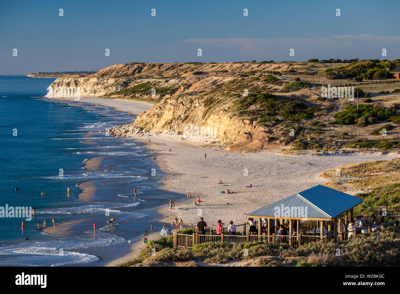 In Australia, in Sud Australia, Fleurieu Peninsula, Porto Willunga, tramonto Foto Stock