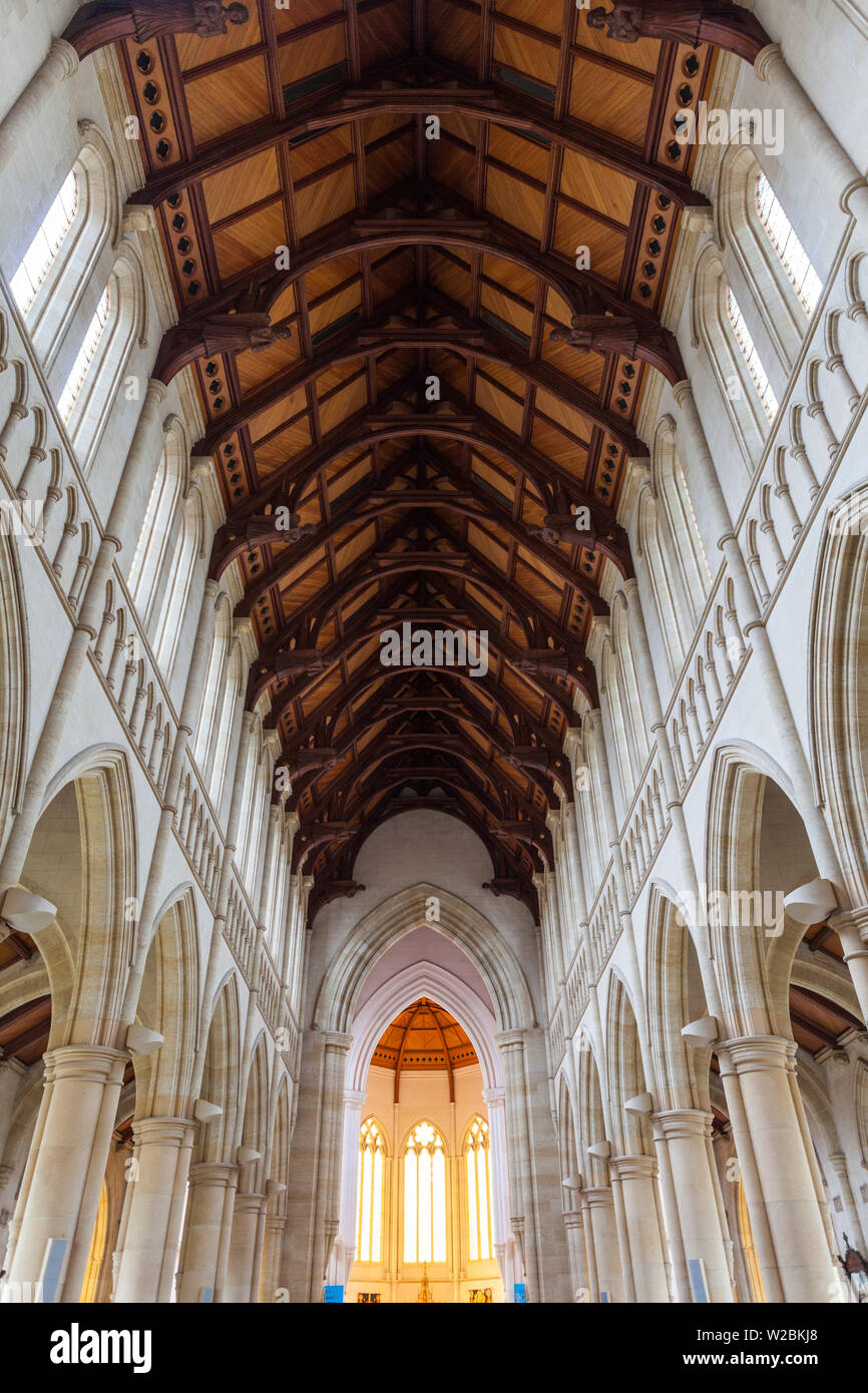 Australia, Victoria, VIC, Bendigo, la Cattedrale del Sacro Cuore, interno Foto Stock