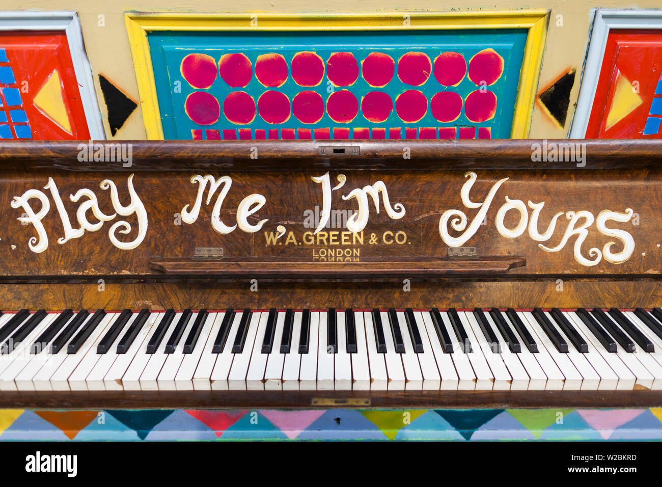 Australia, Australia occidentale, Freemantle, Mercati Freemantle, pianoforte Foto Stock