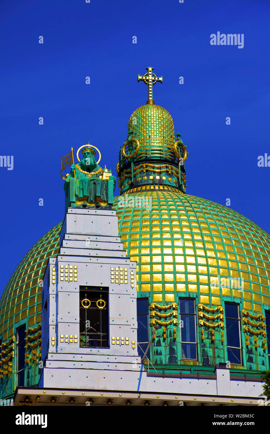 Kirche Am Steinhof, Chiesa di San Leopoldo, Vienna, Austria, Europa Centrale Foto Stock