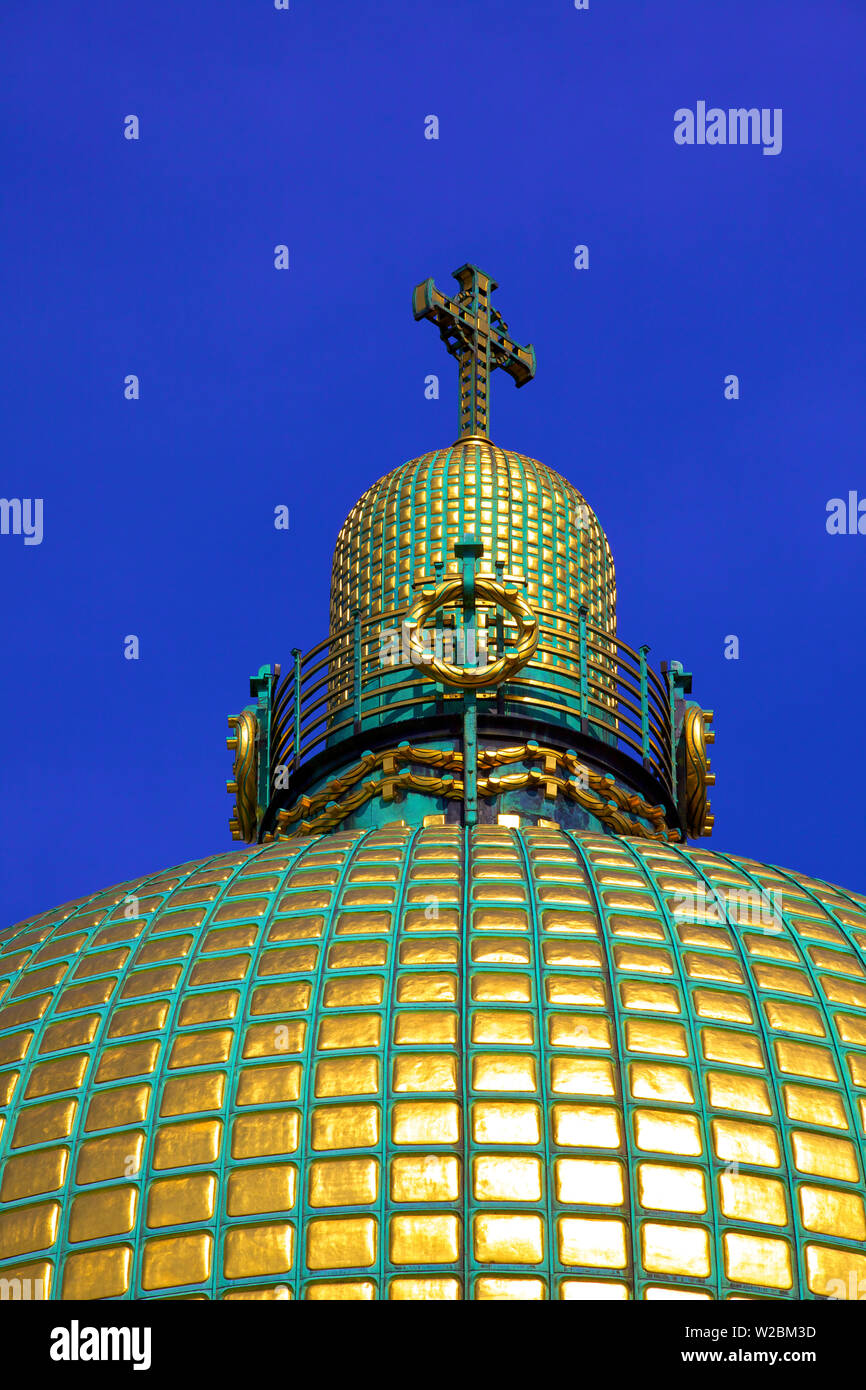 Kirche Am Steinhof, Chiesa di San Leopoldo, Vienna, Austria, Europa Centrale Foto Stock