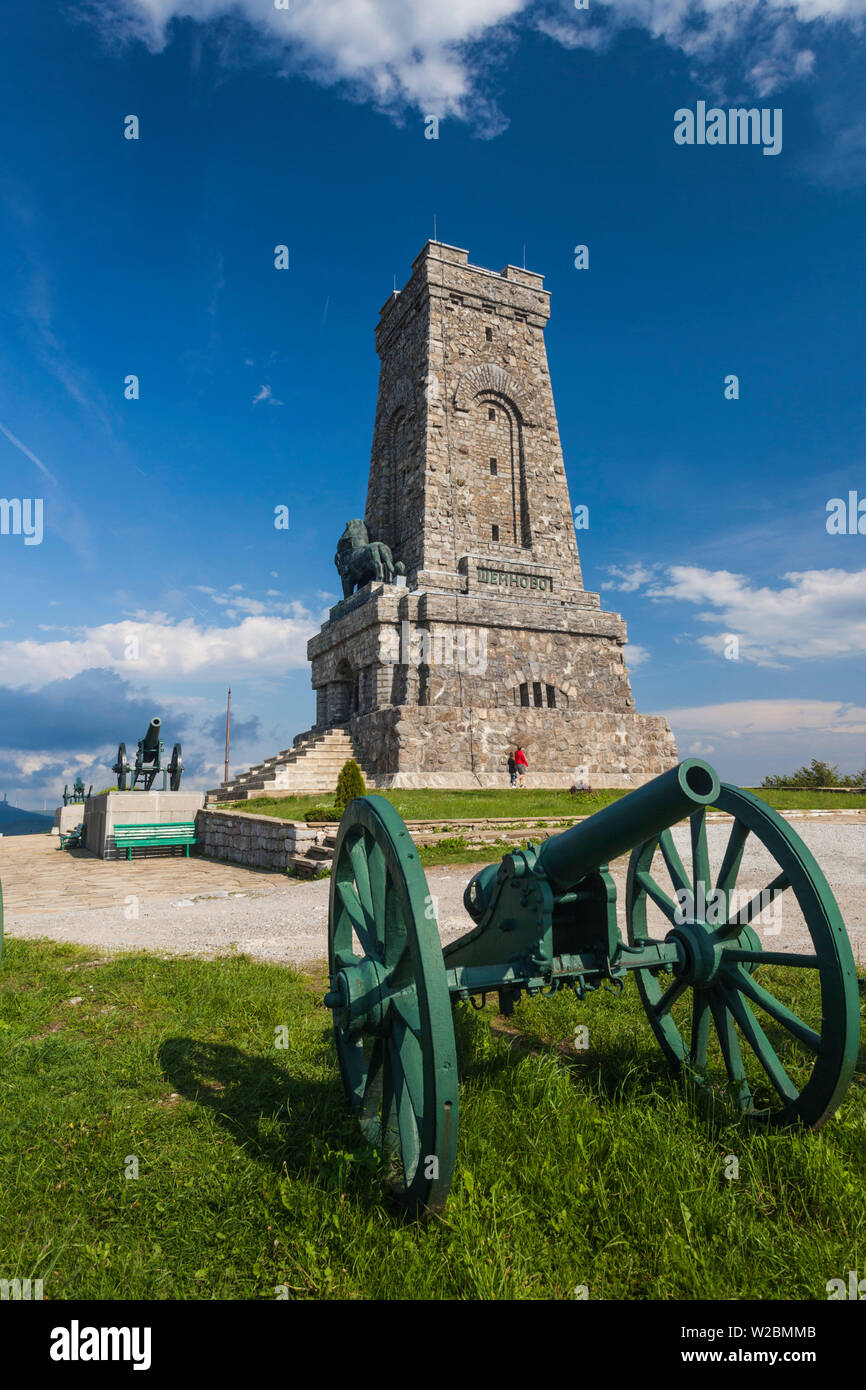 La Bulgaria, centrale Monti, Shipka, Shipka Pass, libertà Monumento costruito nel 1934 per commemorare la battaglia di Shipka passano dal Russian-Turkish guerra di 1877 Foto Stock