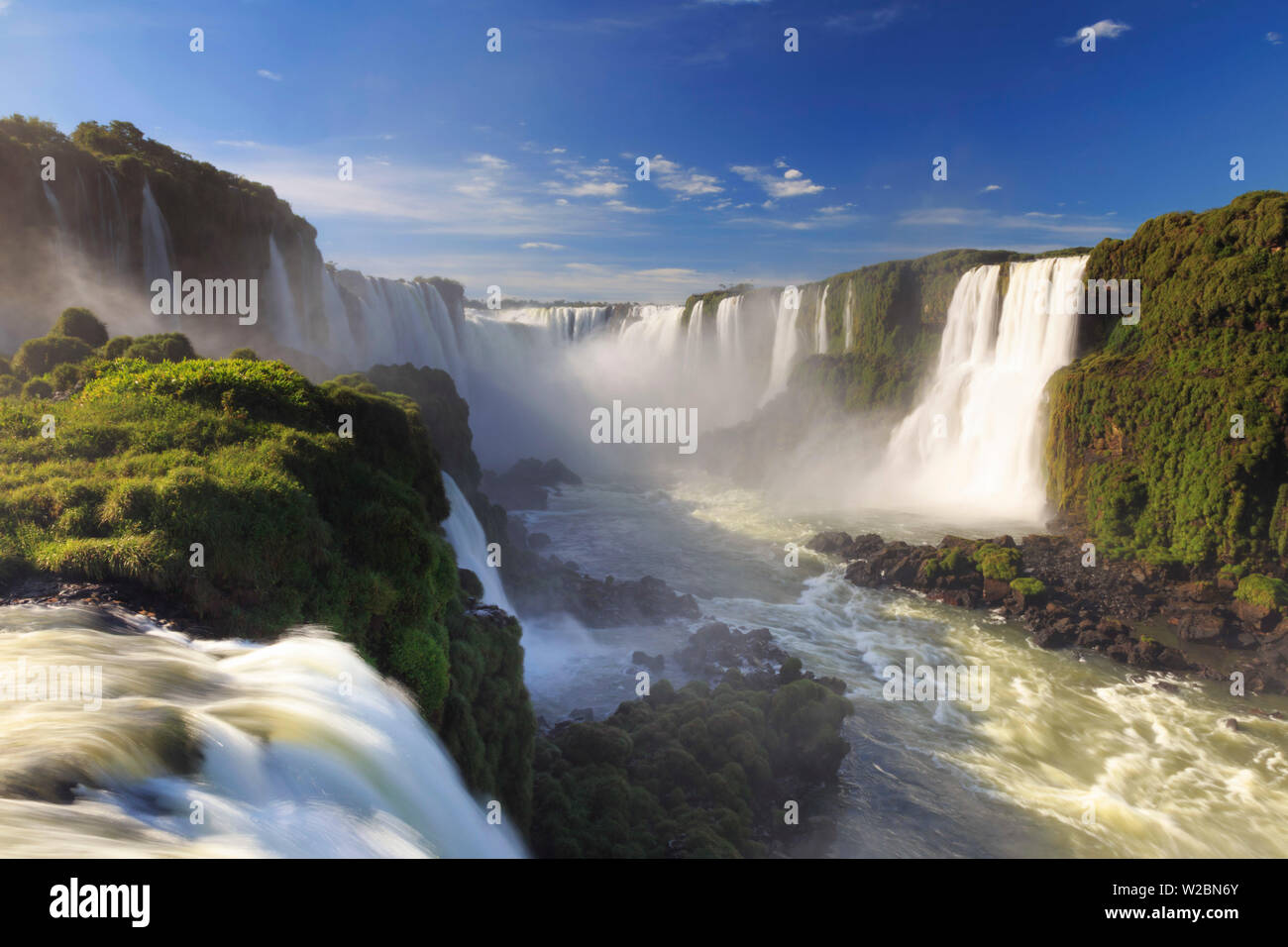 Il Brasile, Parana, Iguassu Falls National Park (Cataratas do Iguacu) (Sito UNESCO), la Gola del Diavolo (Garganta do Diabo) Foto Stock