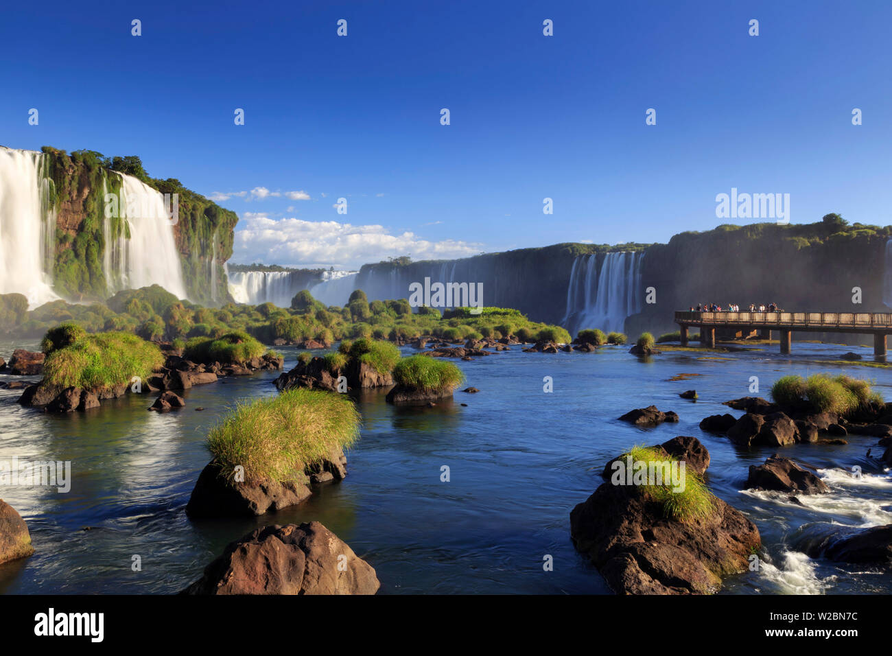 Il Brasile, Parana, Iguassu Falls National Park (Cataratas do Iguacu) (Sito UNESCO), la Gola del Diavolo (Garganta do Diabo) Foto Stock