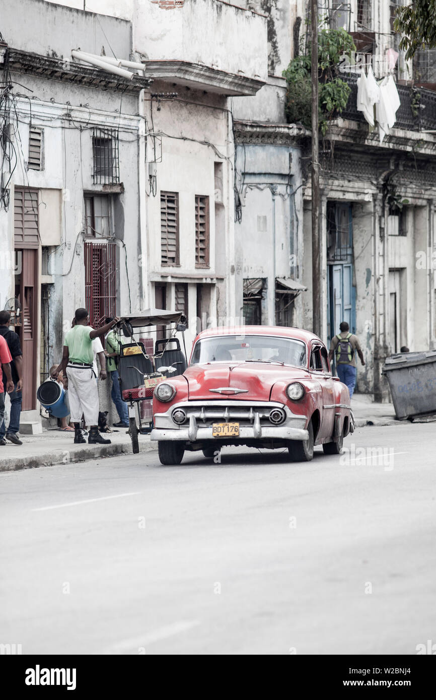 Strade di Habana Vieja, Havana, Cuba Foto Stock