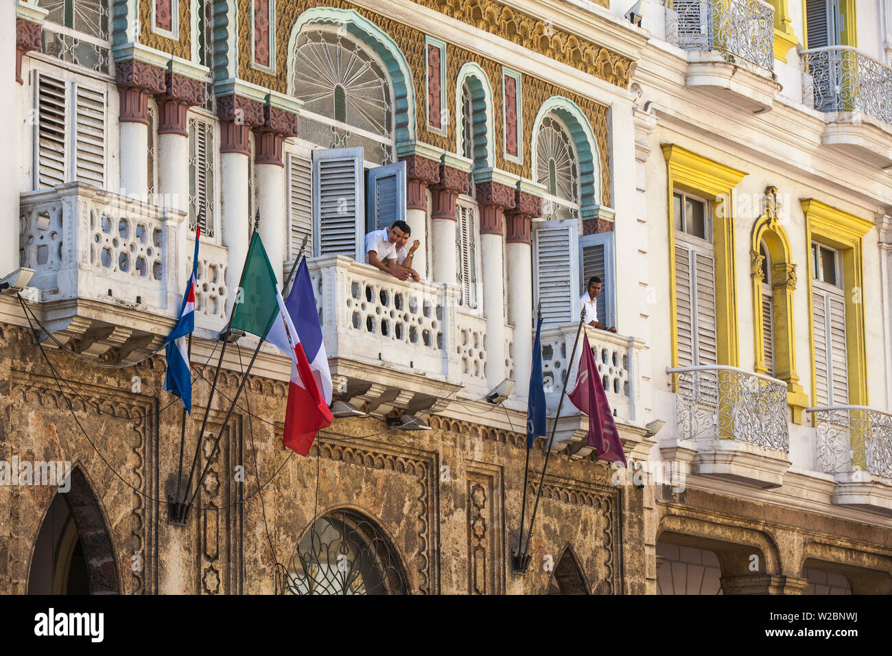 Cuba, La Habana, l'Hotel Sevilla, l'hotel è stato presentato a Graham Greene del romanzo Il nostro uomo a l'Avana, noto come il Sevilla Biltmore prima della rivoluzione - era uno degli stabilimenti di proprietà di e gestito da Havanaâ€™s rete Mafia Foto Stock