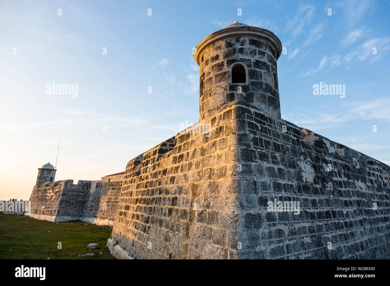 Castillo de San Salvador de la Punta, Havana, Cuba Foto Stock