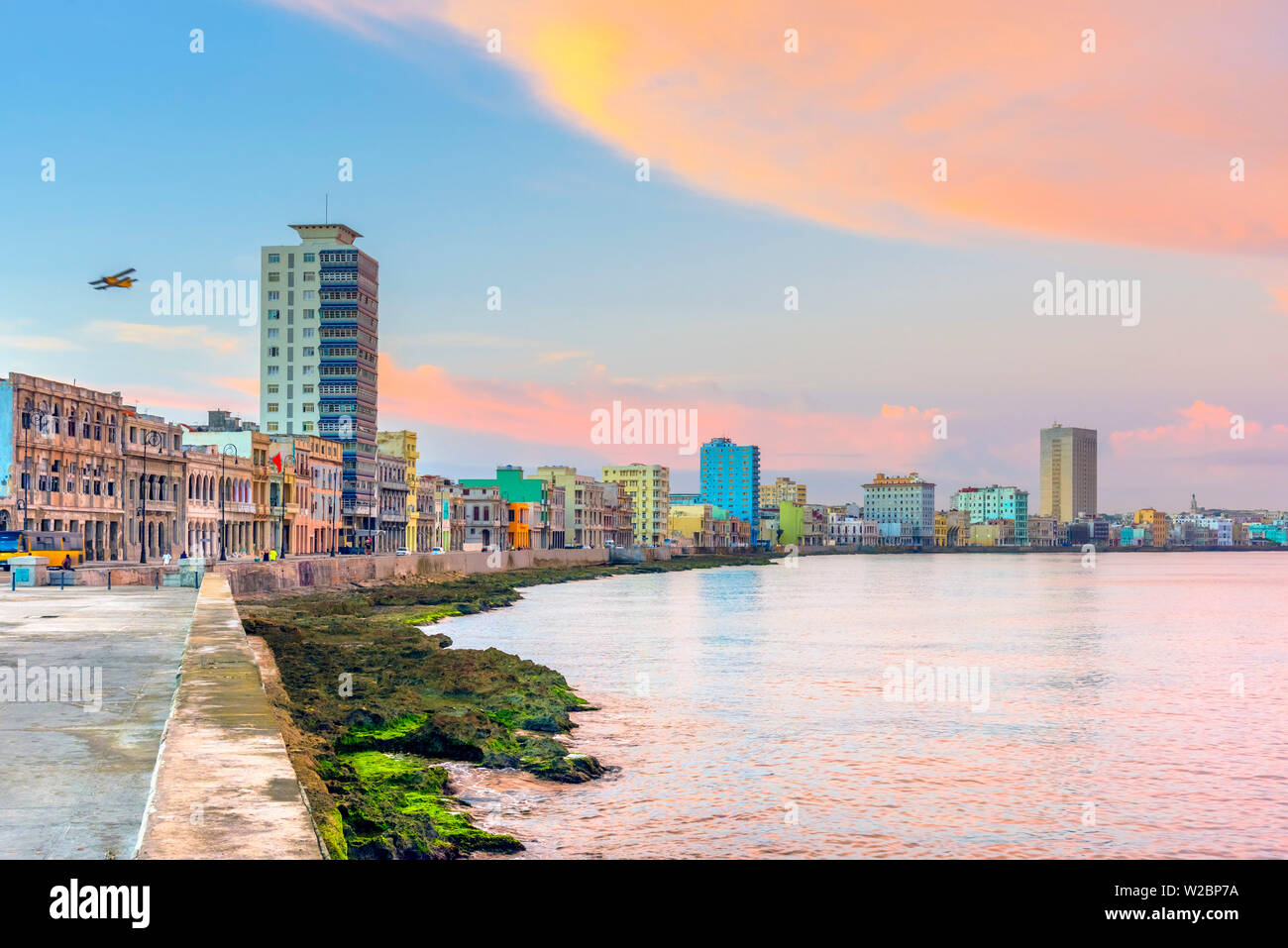 Cuba, La Habana, il Malecon Foto Stock