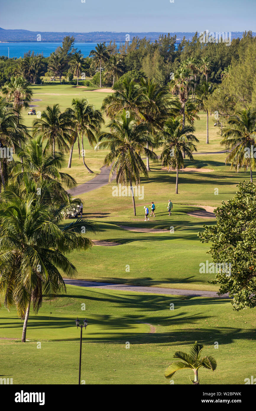 Cuba Varadero, golfisti a Varadero Golf Foto Stock