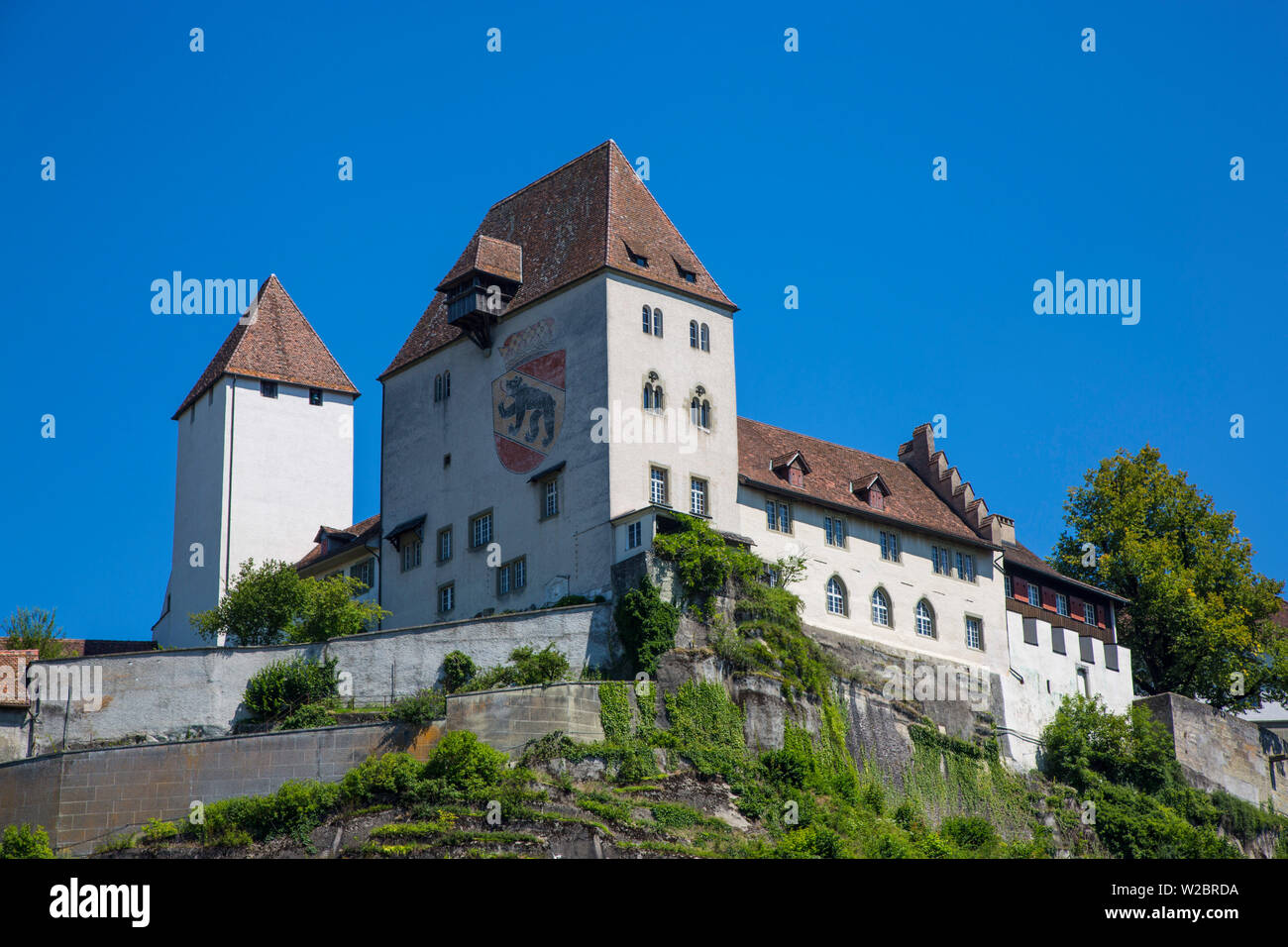 Il castello di Burgdorf, Emmental, Berner Oberland, Svizzera Foto Stock