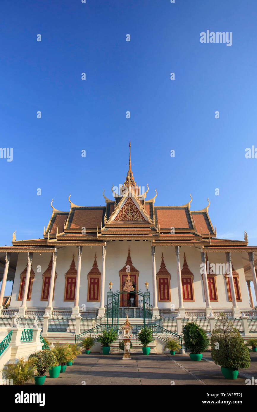 Cambogia, Phnom Penh, Royal Palace, Pagoda d'argento Foto Stock