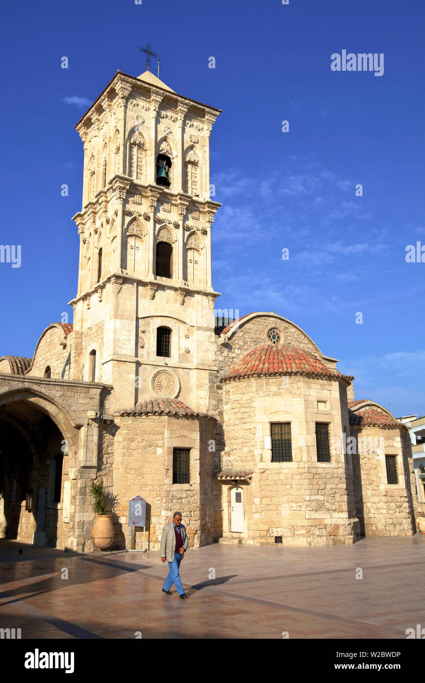 Chiesa di San Lazzaro, Larnaka, Cipro, Mediterraneo orientale Mare Foto Stock