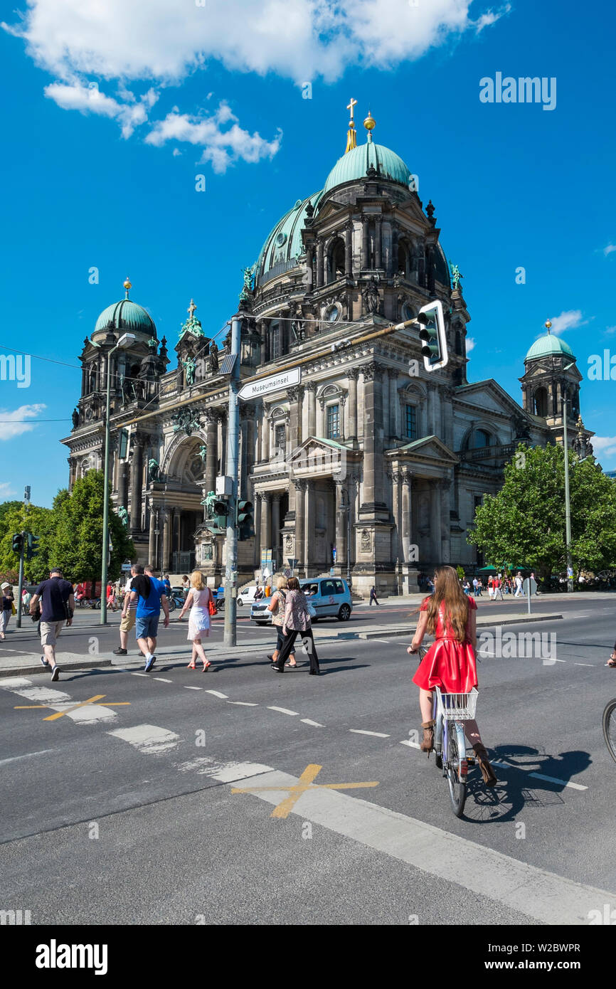 Berliner Dom (cattedrale), nel quartiere Mitte di Berlino, Germania Foto Stock