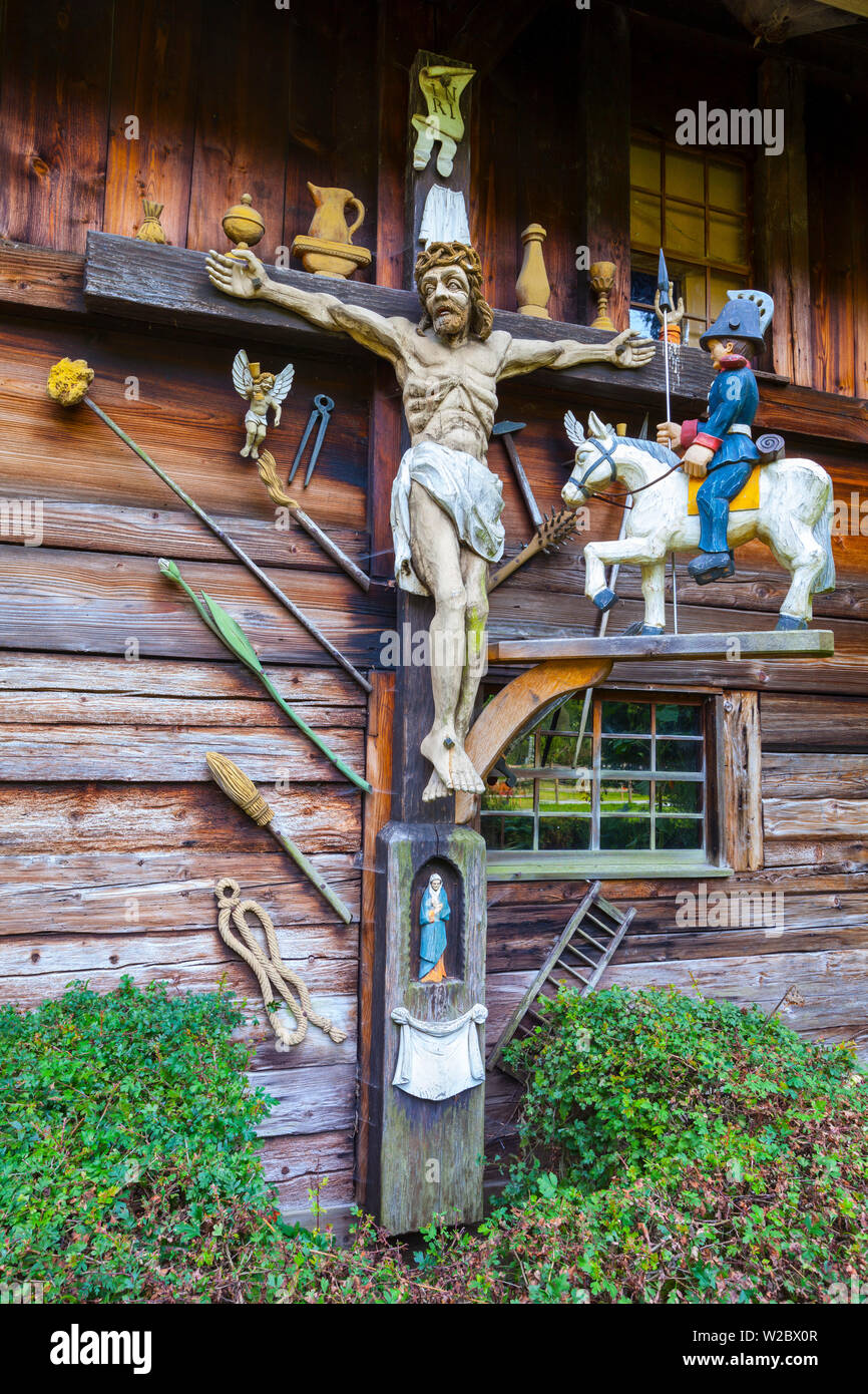 Foresta Nera Open Air Museum Vogtsbauernhof, Gutach, Foresta Nera, Baden-Württemberg, Germania Foto Stock