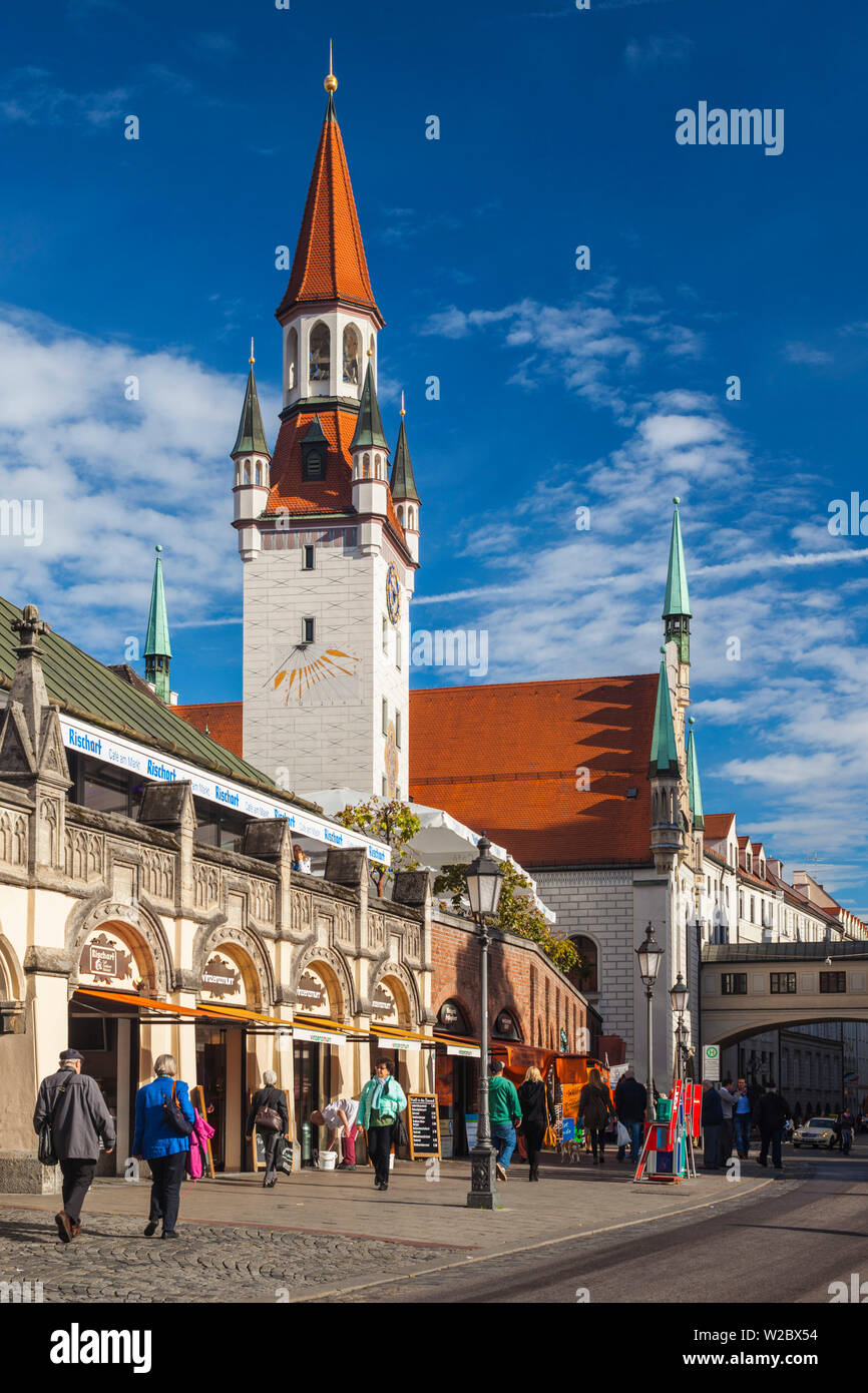 In Germania, in Baviera, Monaco di Baviera, Altes Rathaus, vecchio municipio Foto Stock